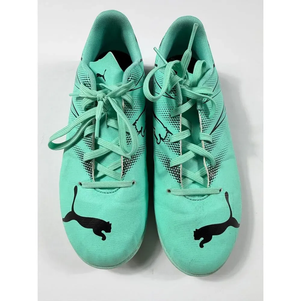 Puma Attacanto IT Jr Indoor Soccer Shoes Electric Peppermint Size 5.5 kids